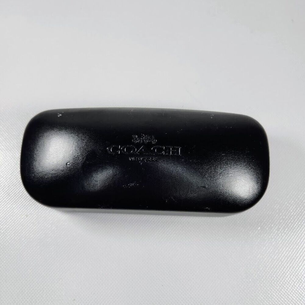 Coach Black Hard Eyeglass Case Large Authentic Sunglasses Holder Logo Shell Only